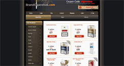 Desktop Screenshot of brandcigarettes.com